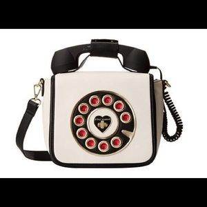 Betsey Johnson telephone cross body bag